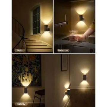KKUP2U Adjustable LED Night Lights with Sensor