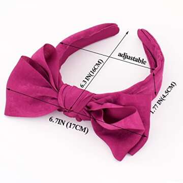 Trendy BEGOOD Bow Headbands for Women 2Pcs Stylish Hair Accessories