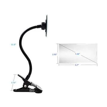 Suremita Convex Office Mirror for Personal Safety and Visibility