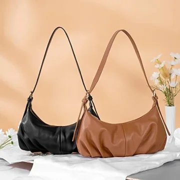 CLUCI Dumpling Shoulder Bag for Women - Vegan Leather Purse