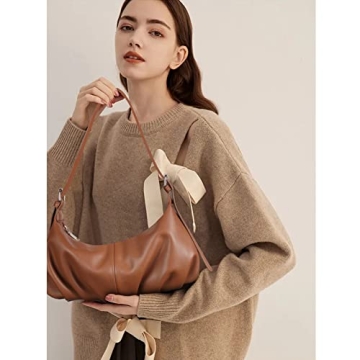 CLUCI Dumpling Shoulder Bag for Women - Vegan Leather Purse