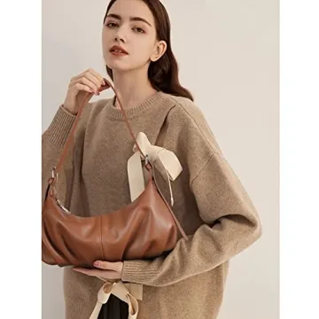 CLUCI Dumpling Shoulder Bag for Women - Vegan Leather Purse