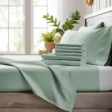 Bamboo Bay Cooling King Size Sheets Set - Breathable & Soft