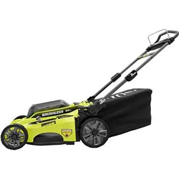 RYOBI Lawn Mower 20 in. 40-Volt Lithium-Ion Brushless Cordless Walk Behind