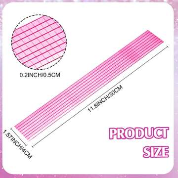 Queekay 4800 Pcs Self Adhesive Glass Mirror Mosaic Tiles 5 x 5 mm Disco Tiles Stickers for Crafts Sm...