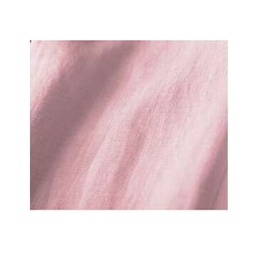 Tanming Linen Pants for Women Summer Casual High Waisted Drawstring White Beach Pant (Pink, M)