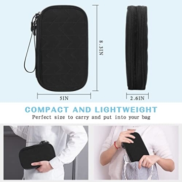 FYY Travel Cable Organizer Bag for Cables and Chargers