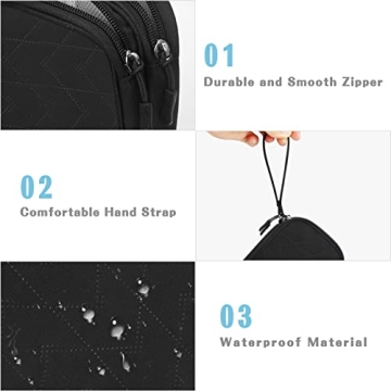 FYY Travel Cable Organizer Bag for Cables and Chargers