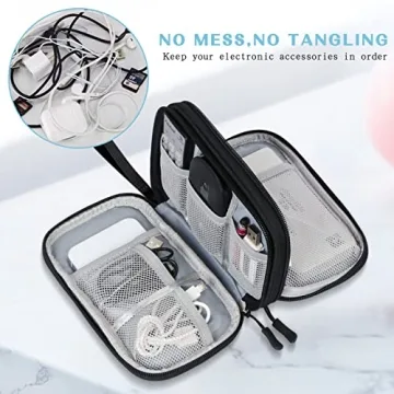 FYY Travel Cable Organizer Bag for Cables and Chargers