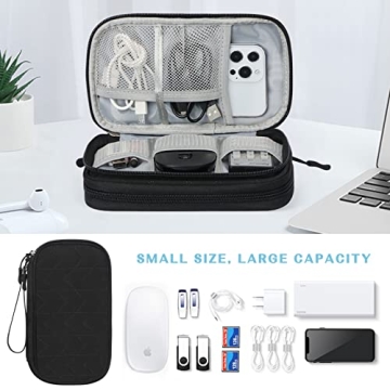 FYY Travel Cable Organizer Bag for Cables and Chargers