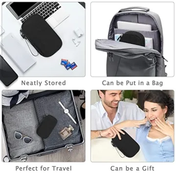 FYY Travel Cable Organizer Bag for Cables and Chargers