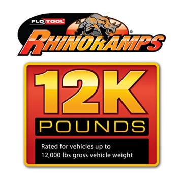 FloTool RhinoRamp Vehicle Ramps for Safe Car Maintenance