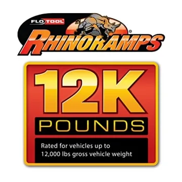 FloTool RhinoRamp Vehicle Ramps for Safe Car Maintenance