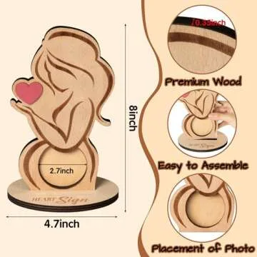 R HORSE Pregnant Woman Sonogram Picture Frame - A Heartfelt Keepsake for Expecting Moms