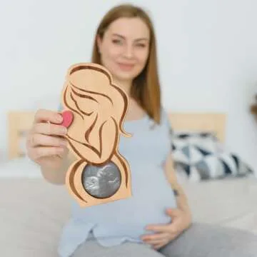 R HORSE Stylish Wooden Sonogram Photo Frame for Moms