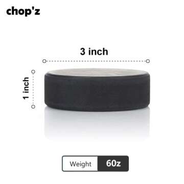 Chop'z Ice Hockey Pucks – Official Sized Training Pucks for All Ages