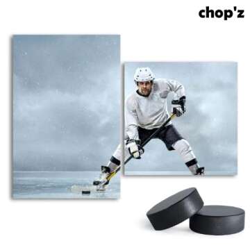 Chop'z Ice Hockey Pucks – Official Size & Weight for Training