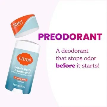 Lume Whole Body Deodorant Cream & Stick Bundle 72 Hour Freshness