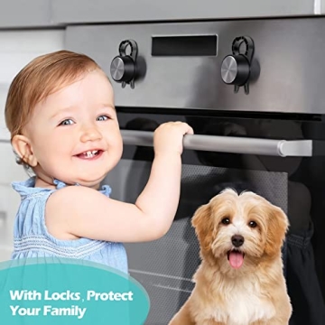 Stove Stoppaz Child Safety Guards - 5 Pack Knob Locks