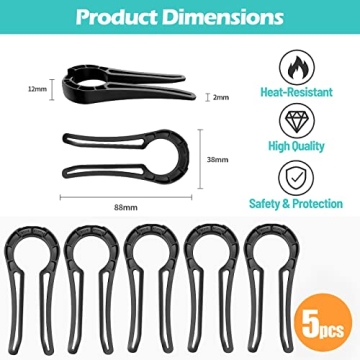 Stove Stoppaz Child Safety Guards - 5 Pack Knob Locks