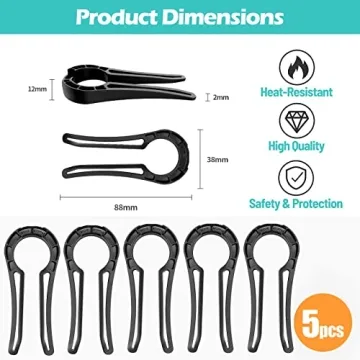 Stove Stoppaz Child Safety Guards - 5 Pack Knob Locks