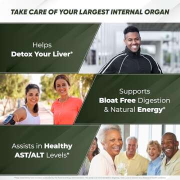 Sandhu's Liver Cleanse Detox & Repair Support | Herbal Supplement for Liver Health | 70 Veg Capsules