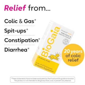 BioGaia Probiotic Drops for Newborns | Colic & Gas Relief