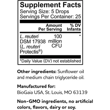 BioGaia Probiotic Drops for Newborns | Colic & Gas Relief