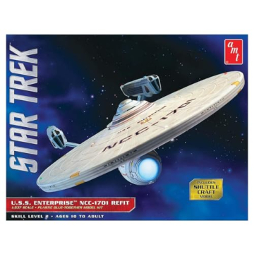 AMT Star Trek U.S.S. Enterprise Refit Model Kit - 1:537 Scale
