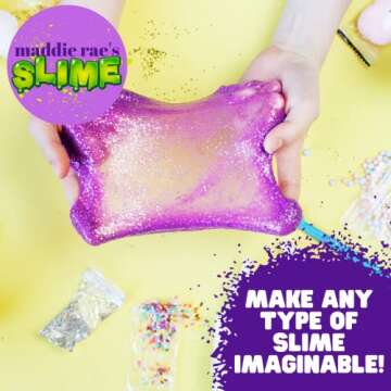 Maddie Rae's Clear Slime Glue - 1 Gallon Non Toxic, Immediate Shipping - The Clearest Slime Formula of Any Glue Brand for Slime Making Kit Supplies, Non-Toxic, Arts & Crafts, School Project, Gift
