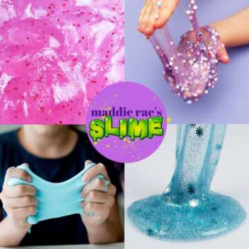Maddie Rae's Clear Slime Glue - 1 Gallon Non Toxic, Immediate Shipping - The Clearest Slime Formula of Any Glue Brand for Slime Making Kit Supplies, Non-Toxic, Arts & Crafts, School Project, Gift