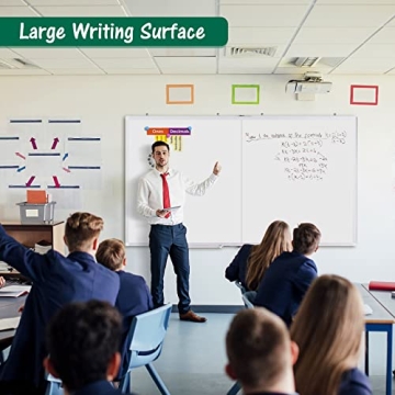 Durable Large Magnetic Whiteboard for Home and Office