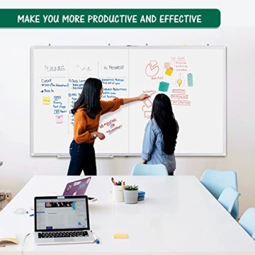 Durable Large Magnetic Whiteboard for Home and Office