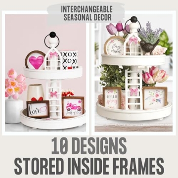 Ultimate Farmhouse Tiered Tray Decor Set for Year-Round Joy