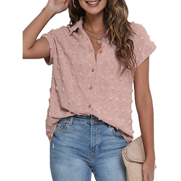 BOTHENIAL Women Button Down Shirts for Business Casual