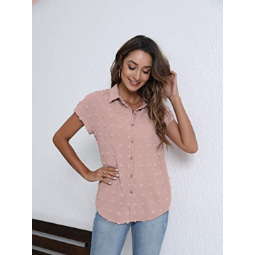 BOTHENIAL Women Button Down Shirts for Business Casual