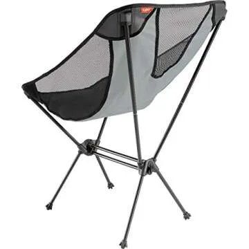 LEKI Chiller Folding Chair Lightweight Anthra Comfort