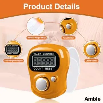 Amble 12 Pack Electronic Finger Counters for Smooth Counting