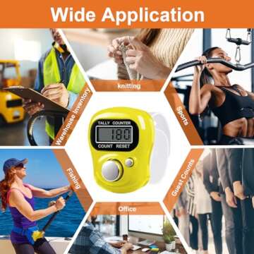 Amble 12 Pack Electronic Finger Counters for Smooth Counting