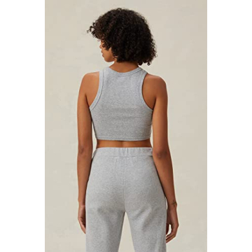 Shop Land Rover Women's Emblem Goddess Gray Tank Top