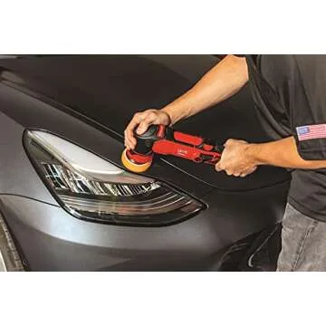 Griot's Garage 10908 G8 Mini Random Orbital Polisher – Variable Speed 700-Watt Dual Action Polisher –2” & 3” Backing Plates Provided – Remove Scratches, Swirls, Oxidation & More In Tight Areas