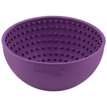 LICKIMAT Wobble Dog Slow Feeder Bowl for Anxiety Reduction