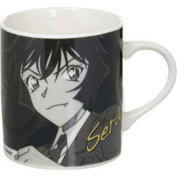 Detective Conan Monochrome Mug - Sera, Made in Japan