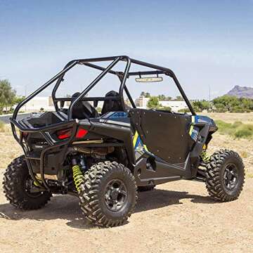 15" Wide Rear View Race Mirror Convex Mirror with 1.75" Clamp for UTV Compatible with Polaris RZR800 1000 XP900 1000 S