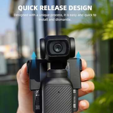 BRDRC Screen Sun Hoods Sunshade Cover Accessories for DJI Osmo Pocket 3