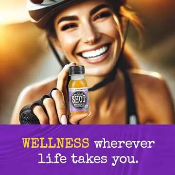 Organic Wellness Shots - Improve Digestion & Immunity - 12 Bottles