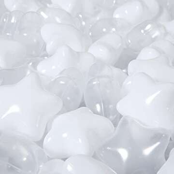 Star Ball Pit Balls Pack of 100 - Safe, Colorful, Non-Toxic Fun for Toddlers