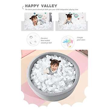 Star Ball Pit Balls Pack - 100 Non-Toxic Kids Play Balls