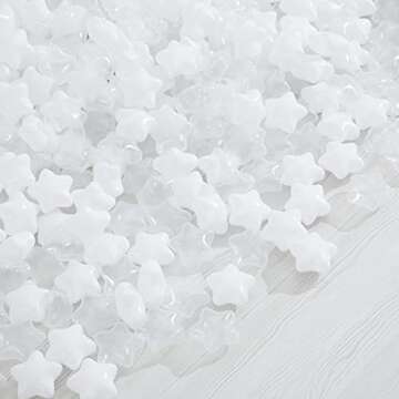 Star Ball Pit Balls Pack - 100 Non-Toxic Kids Play Balls