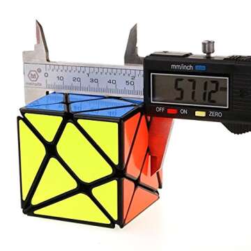 CuberSpeed Axis V2 New Version Jingang V2 3x3 Black Magic Cube 3x3x3 Axis V2 Speed Cube Puzzle